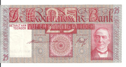 NETHERLANDS 25 GULDEN 1941 VF+ P 50 - 25 Gulden