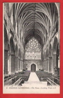 LL 9  EXETER CATHEDRAL  NAVE LOOKING W - Exeter