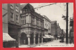 LL 22 EXETER  GUILDHALL + HIGH ST. + TRAM - Exeter