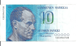 FINLANDE 10 MARKKAA 1986 VF P 113 - Finland
