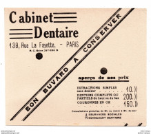 Buvard Paris Rue La Fayette Cabine  Dentaire  Dentiste Chirurgie - D