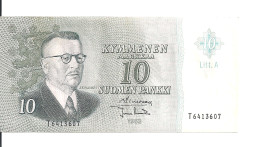 FINLANDE 10 MARKKAA 1963 AUNC P 104 - Finland