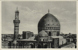 PC IRAQ, BAGHDAD, HAIDER KHANA MOSQUE, Vintage Postcard (b44436) - Irak