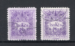 TSJECHOSLOVAKIJE Yt. T86/87° Gestempeld Portzegel 1954 - Portomarken