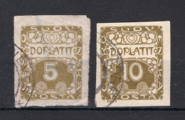 TSJECHOSLOVAKIJE Yt. T1/2° Gestempeld Portzegel 1919-1922 - Portomarken