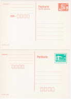 DDR MiNr. P87II, P89, P91, P103, P107I+II U. P109/03 * (R1518) - Postkarten - Ungebraucht