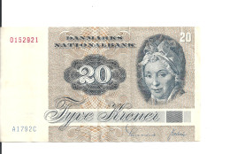 DANEMARK 20 KRONER 1979-88 VF P 49 A - Denmark
