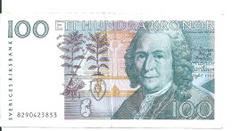 SUEDE 100 KRONOR 1986-2000 VF P 57 - Sweden