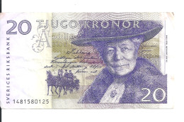 SUEDE 20 KRONOR VF P 63 - Sweden