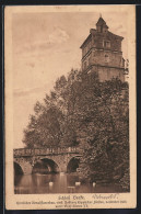 AK Brake, Schloss Brake, Ortspartie Mit Brücke Zum Schloss - Brake