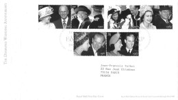 FDC Royal Mail - 60 Ans Mariage De S.M. La Reine Elizabeth Avec Le Prince Philip - 2001-2010 Decimal Issues