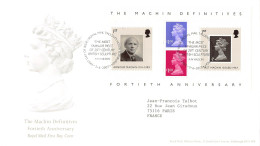 FDC Royal Mail - Bloc N° 48 - 40 Ans Des Timbres De Série Reine Elizabeth II - 2001-2010 Decimal Issues