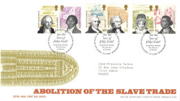 FDC Royal Mail - Abolition De L'esclavage - Série 2866 à 2871 - 2001-2010 Decimal Issues