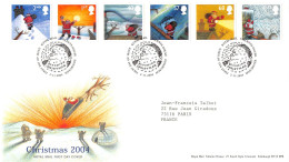 FDC Royal Mail - Timbres De Noël - Série 2594 à 2599 - 2001-2010 Decimal Issues