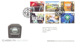 FDC Royal Mail - Cinquantenaire D'ITV - Série 2678 à 2683 - 2001-2010 Decimal Issues