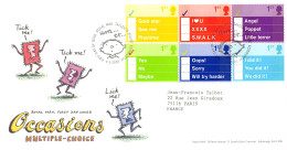 FDC Royal Mail - Timbres De Messages - Série 2403 à 2408 - 2001-2010 Decimal Issues