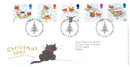 FDC Royal Mail - Timbres De Noêl - Série 2284 à 2288 - 2001-2010 Decimal Issues