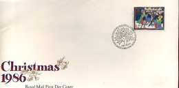 Groot-Brittannië - FDC - Kerstmis 1986 - 1981-1990 Decimal Issues