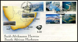 Zuid-Afrika - FDC -  South-African Harbours - FDC