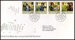 Groot-Brittannië - FDC - The Civil War - 1991-2000 Decimal Issues