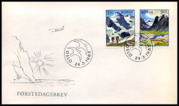 Noorwegen - FDC - Berglandschappen - FDC