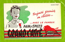 BUVARD : Pain D'Epices GRAND CASSE  Brochet Besançon  & Cote 368 / 56 - Gingerbread