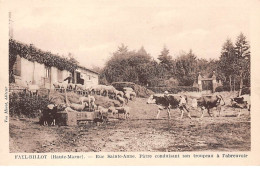 52 .n° 107346 . Fayl Billot .patre Conduisant Son Troupeau A L Abreuvoir .rue St Anne . - Fayl-Billot