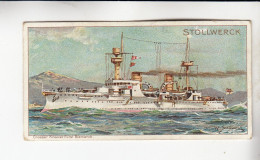 Stollwerck Album No 3 Die Neuen Deutschen Kriegsschiffe Großer Kreuzer Fürst Bismarck   Grp 132 #1 Von 1899 - Stollwerck