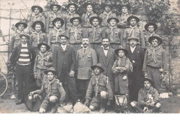 91. N°52336 . Bruyeres Le Chatel . Scouts Carte Photo - Bruyeres Le Chatel