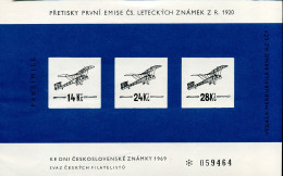 Pretisky Prvni Emise Cs. Leteckych Snamek Z.R. 1920 - Faksimile - Briefe U. Dokumente