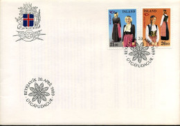IJsland - FDC - Traditionele Klederdracht - FDC