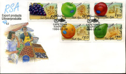 Zuid-Afrika - FDC - Uitvoer (fruit) - FDC