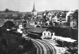 HERISAU ► Der Ehemalige Bahnhof In Herisau Mit Der Appenzellerbahn, Fotokarte - Herisau