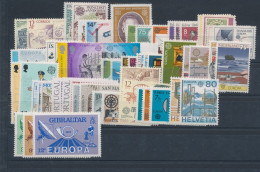 1979 EUROPA CEPT, Annata Completa, Storia Postale, 31 Paesi 68 Valori MNH** - Volledig Jaar