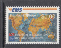 2019 Trinidad & Tobago EMS Anniversary UPU JOINT ISSUE Complete Set Of 1 MNH - Trinité & Tobago (1962-...)