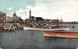 England 1905 East Beach Southend-on-Sea Boats Vintage Postcard - Southend, Westcliff & Leigh