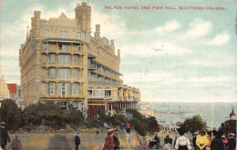 England 1907 Palace Hotel And Pier Hill Southend-on-Sea Vintage Postcard - Southend, Westcliff & Leigh