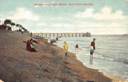 England 1907 Southchurch Beach Southend-on-sea Vintage Postcard - Southend, Westcliff & Leigh
