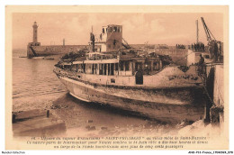 ANOP12-0914-44 - L'épave Du Vapeur D'excursions - SAINT-PHILIBERT - Loire-inf - Au Vieux Môle De Saint-nazaire - Saint-Philbert-de-Grand-Lieu