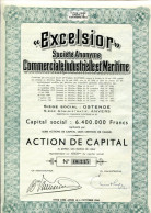 "EXCELSIOR" - S.A. Commerciale, Industrielle Et Maritime - Scheepsverkeer