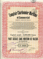 COMPTOIR CHARBONNIER MARITIME - Scheepsverkeer