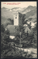 AK Adelboden, Kirche Mit Wildstrubel - Adelboden