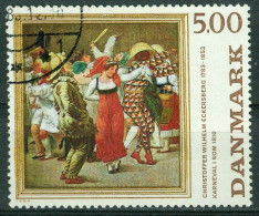 Bm Denmark 1984 MiNr 819 Used | Paintings. Carnival In Rome (Christoffer Wilhelm Eckersberg) #9-09-15 - Usati