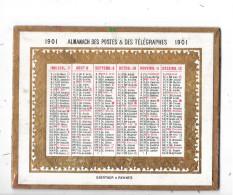 ALMANACH DES POSTES Et Des TELEGRAPHES De 1901 - OBERTHUR à RENNES - BAR 15 - - Formato Piccolo : 1901-20