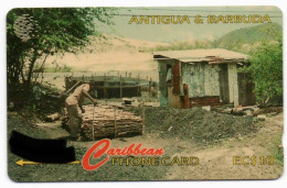Antigua & Barbuda - Traditional Charcoal Burning - 97CATC (with Ø) - Antigua E Barbuda
