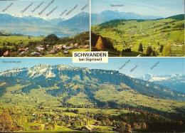 SCHWANDEN Bei Sigriswil, Blick Auf Thunersee - Sigriswil