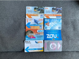 8 TICKETS BUS  Lignes D’Azur  SOLO  Envibus  ZOU - Europe