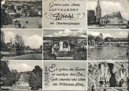 Wiehl Oberbergischer Kreis Freibad Schloss-Homburg Tropfsteinhoehle - Wiehl