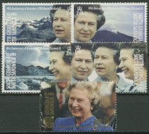 Südgeorgien 1992 40 J. Thronbesteigung Känigin Elisabeth II. 198/02 Postfrisch - Géorgie Du Sud