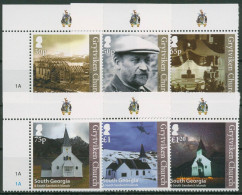 Südgeorgien 2013 100 J. Norwegisch-luth. Kirche V. Grytviken 613/18 Postfrisch - Géorgie Du Sud